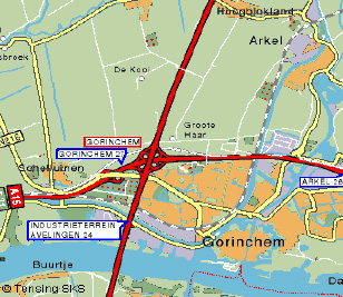 Coming from A15, Rotterdam/Nijmegen